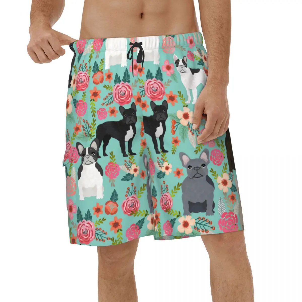 French Bulldogs Vintage Florals Dog Beach Shorts Men Summer Animal Swimsuits Short Pants Breathable Sports Vacation Short Pants
French Bulldogs Vintage Florals Dog Beach Shorts Men Summer Animal Swimsuits Short Pants Breathable Sports Vacation Short Pants