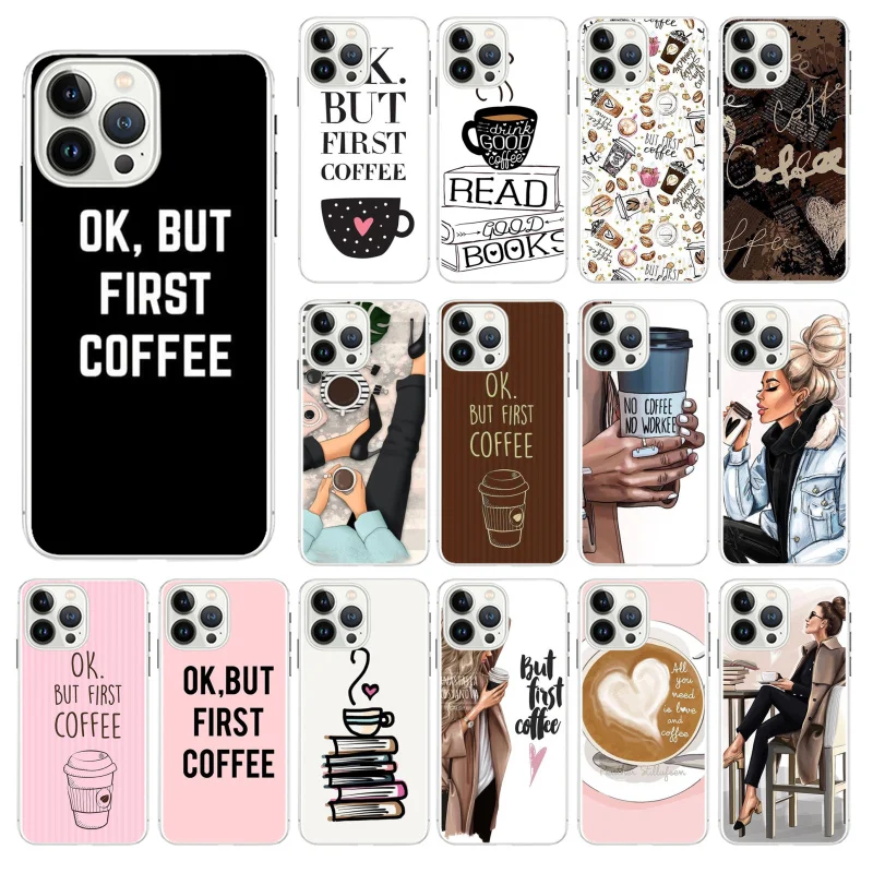 OK but First Coffee Girl Phone Case For iphone 13 12 11 Pro Max Case For iphone XS MAX X XR SE2 8 7 Plus case
OK but First Coffee Girl Phone Case For iphone 13 12 11 Pro Max Case For iphone XS MAX X XR SE2 8 7 Plus case
