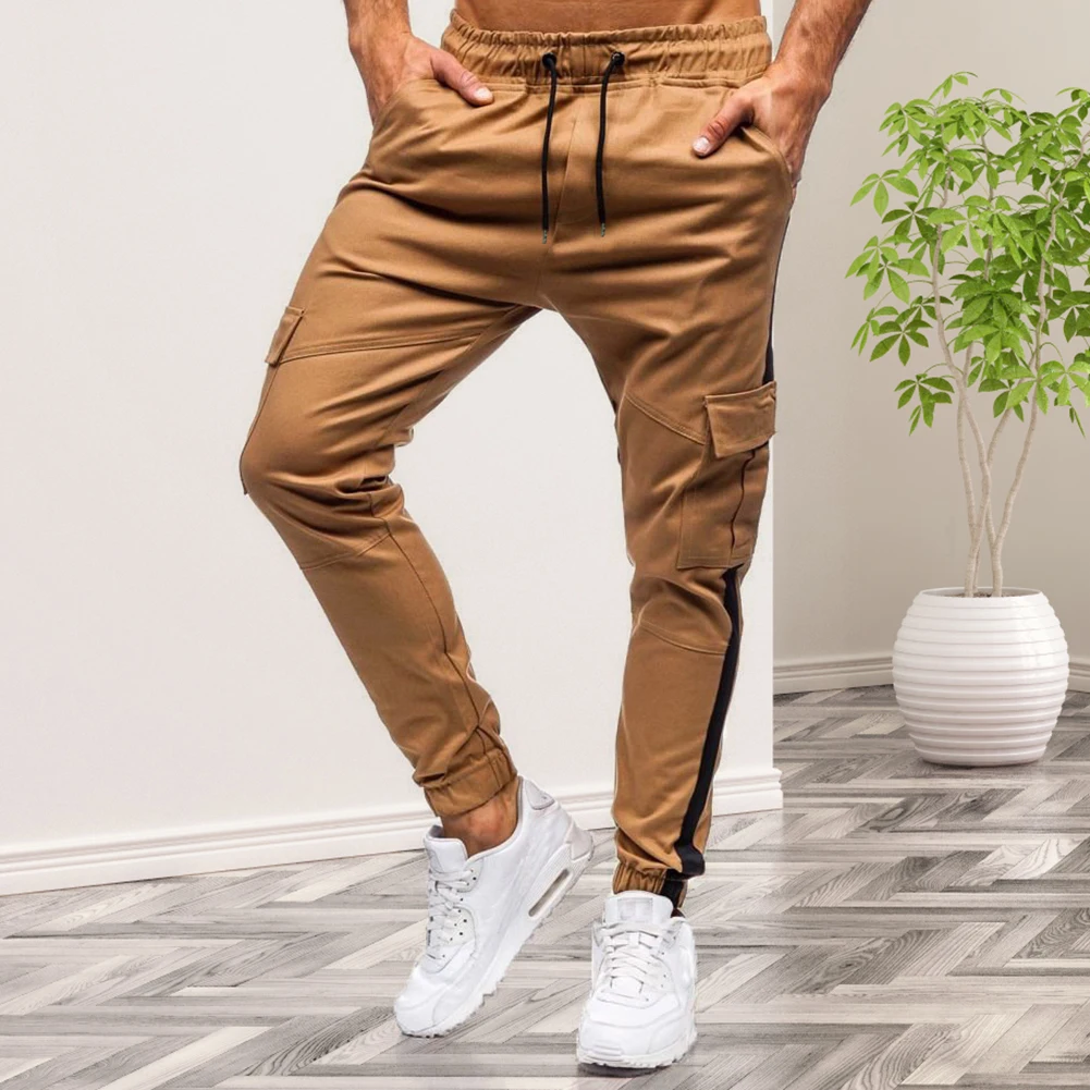 Leisure Daily Pants Men Elastic Middle Waist Patchwork Casual Trousers Drawstring Knee Folds Pleated Multi-pockets Sweatpants
Leisure Daily Pants Men Elastic Middle Waist Patchwork Casual Trousers Drawstring Knee Folds Pleated Multi-pockets Sweatpants