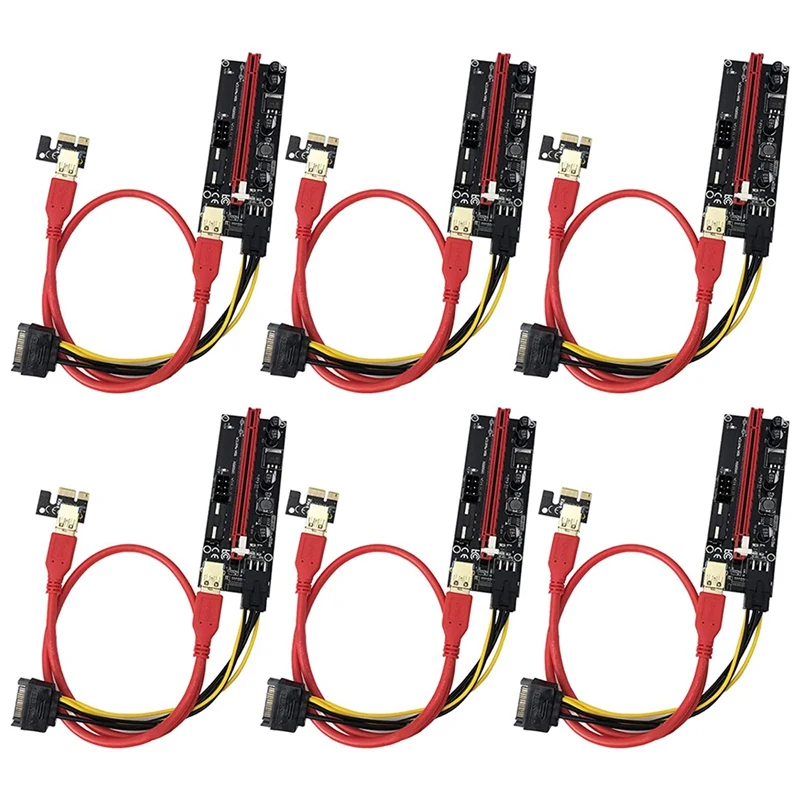 Адаптер PCIe PCI-E с двумя чипами, адаптер с питанием от 16X до 1X, 6 контактов и соединитель Molex 3 с кабелем USB 3,0 длиной 60 см, 6 упаковок
Адаптер PCIe PCI-E с двумя чипами, адаптер с питанием от 16X до 1X, 6 контактов и соединитель Molex 3 с кабелем USB 3,0 длиной 60 см, 6 упаковок