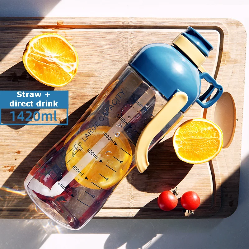 Hot Cold Water Bottle with Straws Summer High Capacity Portable Sport Travel Bottles Transparent Water Bottle for Kids School
Hot Cold Water Bottle with Straws Summer High Capacity Portable Sport Travel Bottles Transparent Water Bottle for Kids School