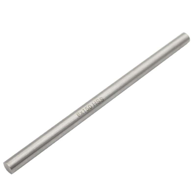 

High Carbon Steel Round Rod Cold Finished Diameter 8mm Length 150mm DIY Craft Tool for Drill Lathes Boring Machine