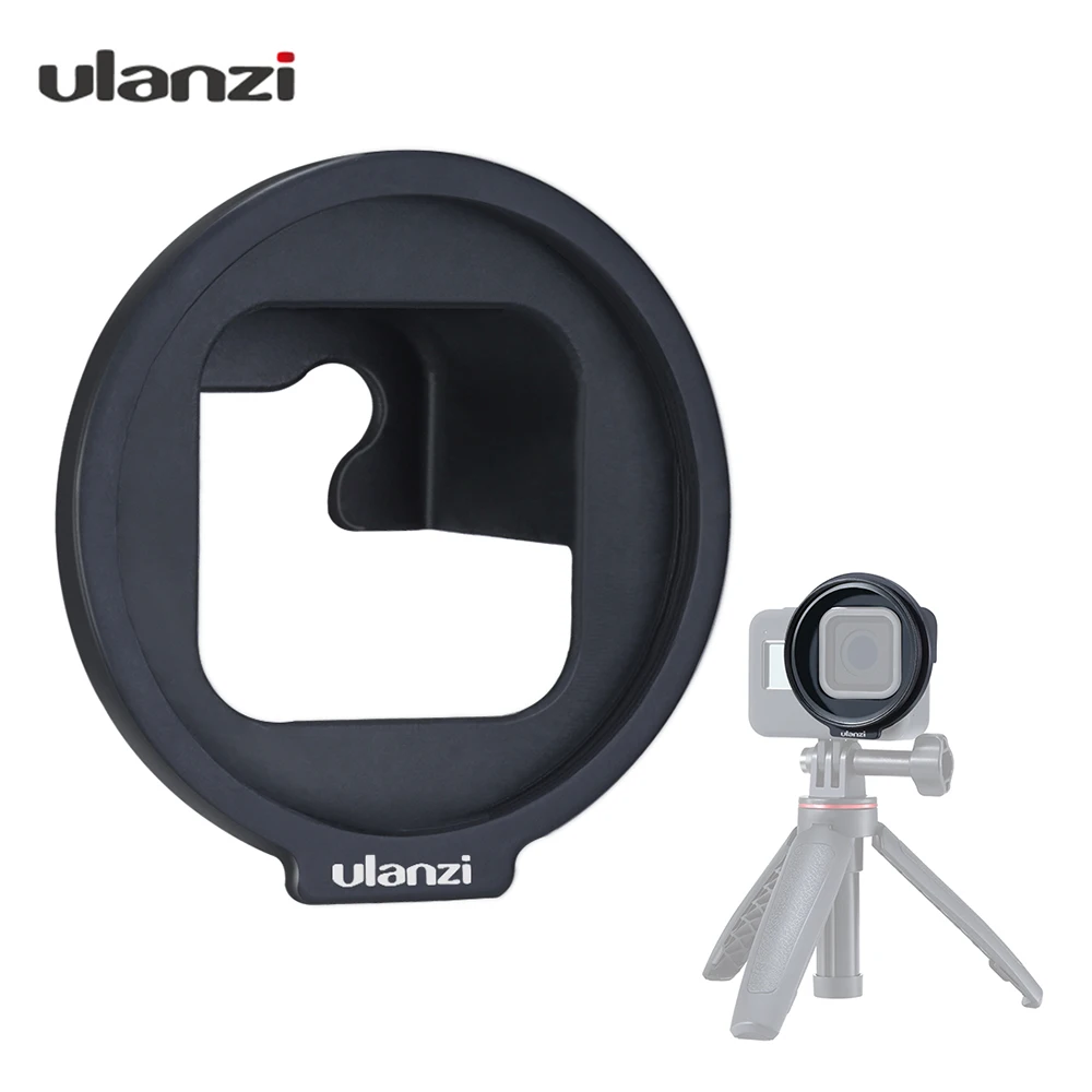 

Ulanzi G8-6 52MM Filter Adapter for Gopro Hero Black 8 Easy Install Removable Gopro 8 Filter Adapter Ring