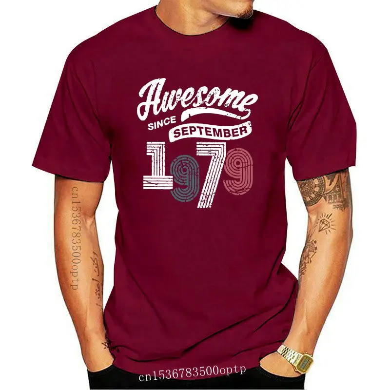 Camiseta Vintage de 39 ° cumpleaños para hombre, camisetas de manga corta, camisetas de verano, novedad, Since September 1979, P
Camiseta Vintage de 39 ° cumpleaños para hombre, camisetas de manga corta, camisetas de verano, novedad, Since September 1979, P