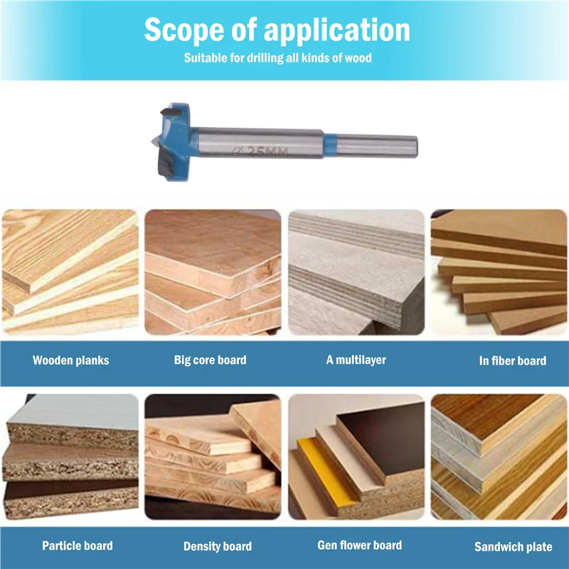 Набор сверл Forstner, 15-40 мм, 6 шт. твердосплавных сверл форстнера, высокоскоростной стальной инструмент для дерева
Набор сверл Forstner, 15-40 мм, 6 шт. твердосплавных сверл форстнера, высокоскоростной стальной инструмент для дерева