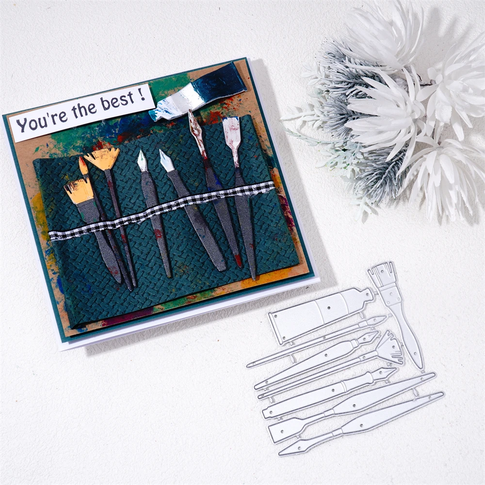 InLoveArts Craft Brush Metal Cutting Dies Cut Die Mold Paint Color Scrapbook Paper Craft Knife Mould Blade Punch Stencils Dies
InLoveArts Craft Brush Metal Cutting Dies Cut Die Mold Paint Color Scrapbook Paper Craft Knife Mould Blade Punch Stencils Dies