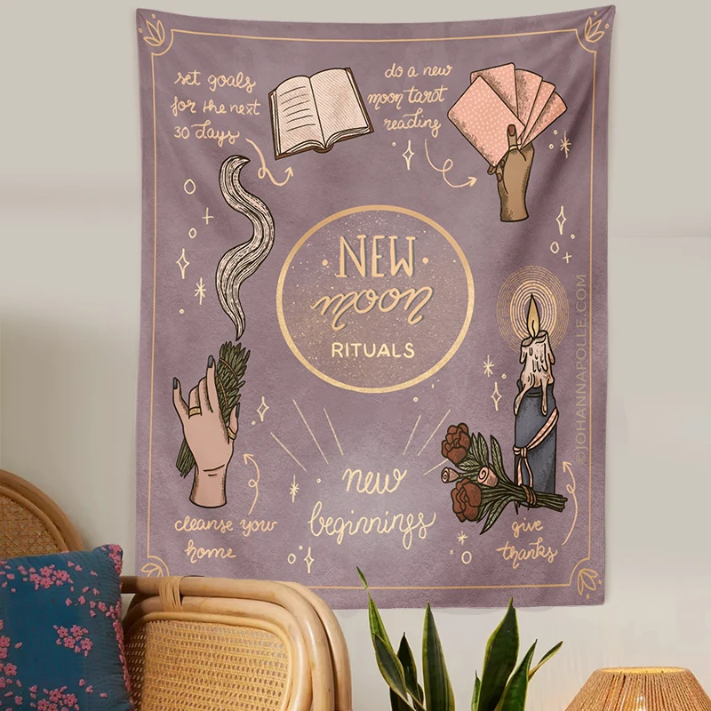 Tarot New Moon Tapestry Witchcraft Wall Hanging Astrology Divination Witchcraft Room Decor Bedspread Throw Cover Moon Wall Decor
Tarot New Moon Tapestry Witchcraft Wall Hanging Astrology Divination Witchcraft Room Decor Bedspread Throw Cover Moon Wall Decor