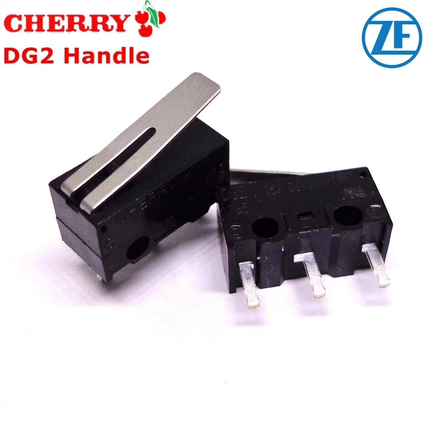 CHERRY/ZF 100%- 10 шт. DG2 0.05A 30VDC T85 микропереключатель мыши с черной и серой ручкой 
CHERRY/ZF 100%- 10 шт. DG2 0.05A 30VDC T85 микропереключатель мыши с черной и серой ручкой