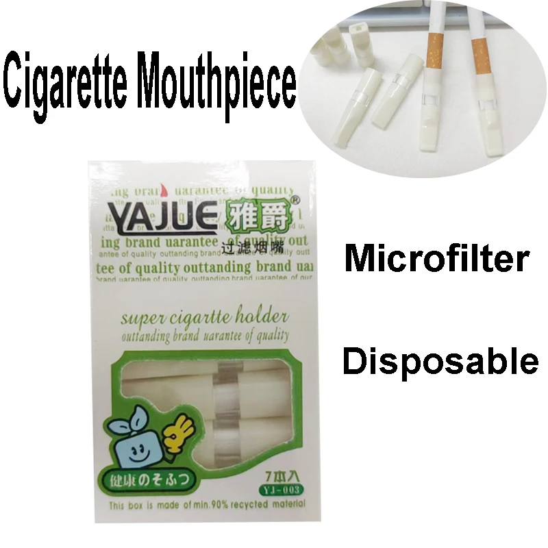 Microfilter Reduce Tar Mouthpiece for cigarettes Portable Creative Smoke Mouthpiece Smoking Accessories Disposable Smoke filter
Microfilter Reduce Tar Mouthpiece for cigarettes Portable Creative Smoke Mouthpiece Smoking Accessories Disposable Smoke filter