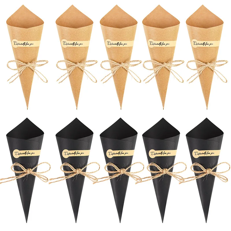 50PCS Wedding Confetti kraft Paper Petals Candy Placed Natural Confetti Cones For Wedding Party Birthday Party Decoration
50PCS Wedding Confetti kraft Paper Petals Candy Placed Natural Confetti Cones For Wedding Party Birthday Party Decoration