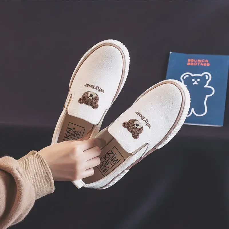 Sneakers Women Sports Kawaii Bear Canvas White Shoes Platform Flat Casual Running Vulcanize Spring Autumn Anime Trainers Korean
Sneakers Women Sports Kawaii Bear Canvas White Shoes Platform Flat Casual Running Vulcanize Spring Autumn Anime Trainers Korean