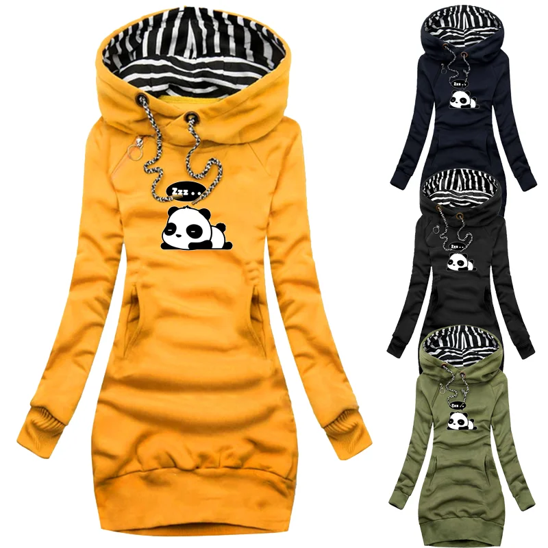 Autumn and Winter Women Dresses Casual Hooded Dresses for Women Fashion Long Sleeve Hoodie Dress Pullover Dress
Autumn and Winter Women Dresses Casual Hooded Dresses for Women Fashion Long Sleeve Hoodie Dress Pullover Dress
