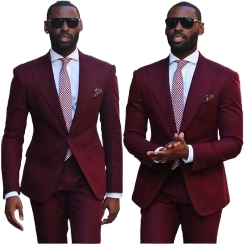 2022 New Arrival Wine Red Men Suits 2Pieces(Jacket Pant Tie) High Quality Slim Fit Blazer Formal Prom Terno Clothes Fashion
2022 New Arrival Wine Red Men Suits 2Pieces(Jacket Pant Tie) High Quality Slim Fit Blazer Formal Prom Terno Clothes Fashion
