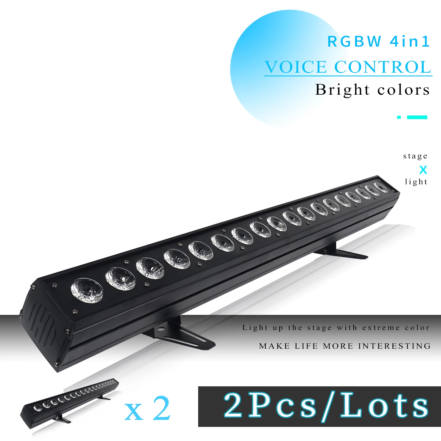 2pcs/lots 18x10w RGBW 4in1 Led par Wall Washer Light Led Outdoor Flood Light DJ Bar Party Show Spotlight Stage Light
2pcs/lots 18x10w RGBW 4in1 Led par Wall Washer Light Led Outdoor Flood Light DJ Bar Party Show Spotlight Stage Light