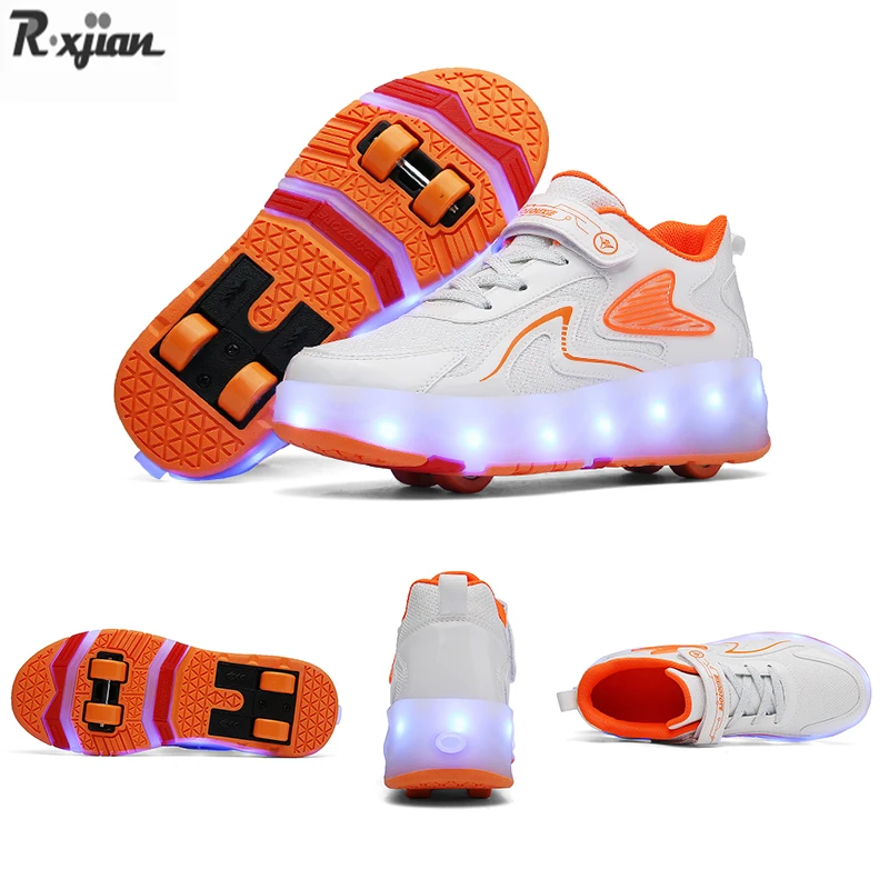 Deformation Roller Shoes Girls Four-Wheeled Walking Kids Invisible Charging Switch Skating Double-Wheeled Pulley Free Shopping
Deformation Roller Shoes Girls Four-Wheeled Walking Kids Invisible Charging Switch Skating Double-Wheeled Pulley Free Shopping