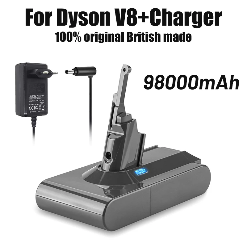 Tool Power 21.6V Battery for Dyson V8 rechargeable Battery for Dyson V8 Absolute /Fluffy/Animal Li-ion Vacuum Cleaner + Charger
Tool Power 21.6V Battery for Dyson V8 rechargeable Battery for Dyson V8 Absolute /Fluffy/Animal Li-ion Vacuum Cleaner + Charger