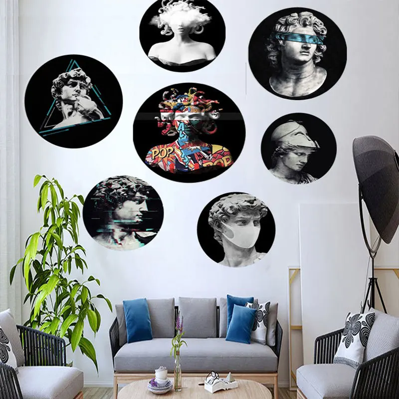 Ancient Greek Gods Statue Hanging Plate Black Series Home Aesthetic Decorative Ceramic Tray Living Room Entrance Wall Art Dish
Ancient Greek Gods Statue Hanging Plate Black Series Home Aesthetic Decorative Ceramic Tray Living Room Entrance Wall Art Dish
