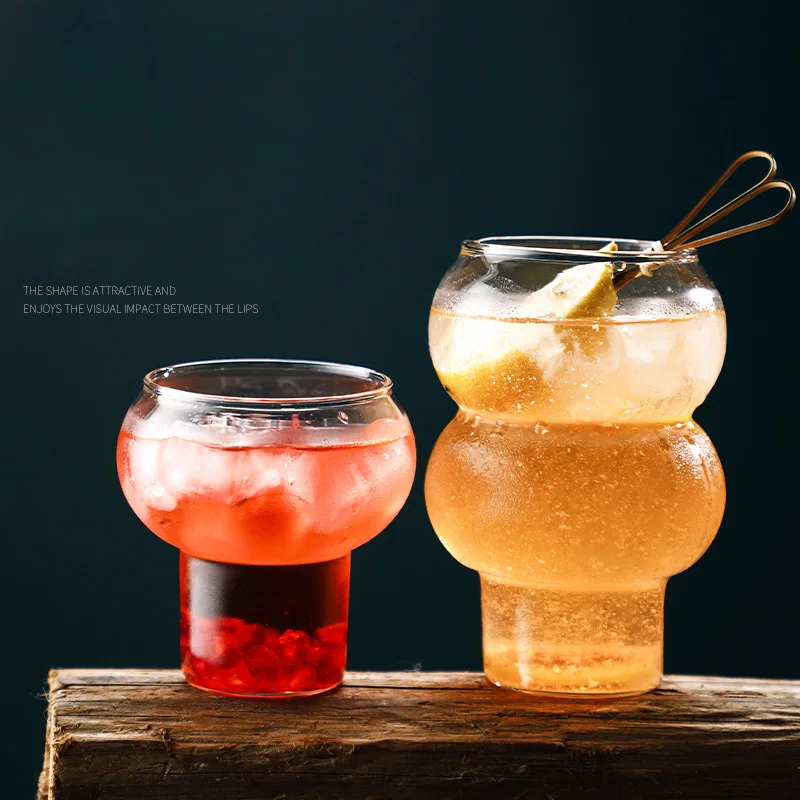 Gourd Shape Cocktail Glass 300/520ml Coffee Mug Household Transparent Whiskey Wine Yogurt Dessert Glass Cup Home Bar Drink Ware
Gourd Shape Cocktail Glass 300/520ml Coffee Mug Household Transparent Whiskey Wine Yogurt Dessert Glass Cup Home Bar Drink Ware