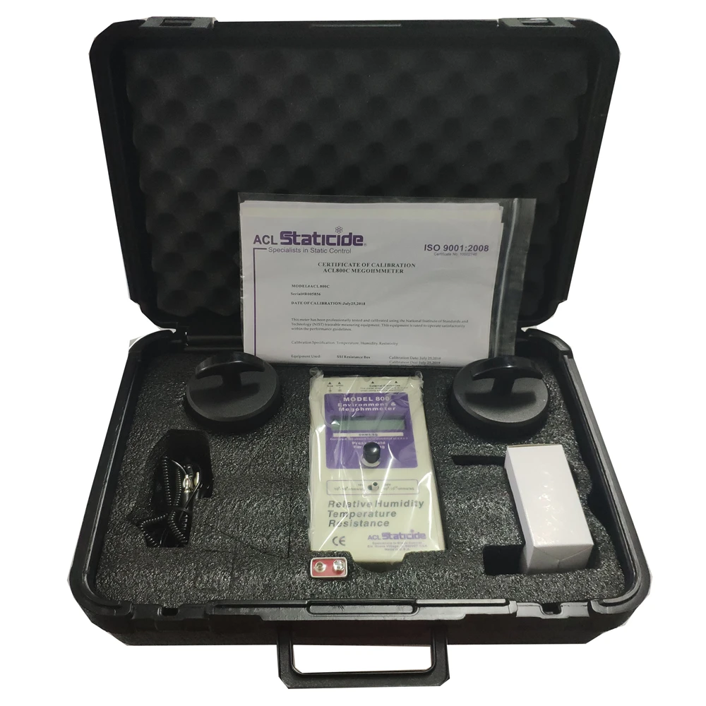 ACL-800 Electrical Surface Resistivity Meter/ Resistance Meter for Switch Contact Resistance/Portable DC Resistance Meter
ACL-800 Electrical Surface Resistivity Meter/ Resistance Meter for Switch Contact Resistance/Portable DC Resistance Meter