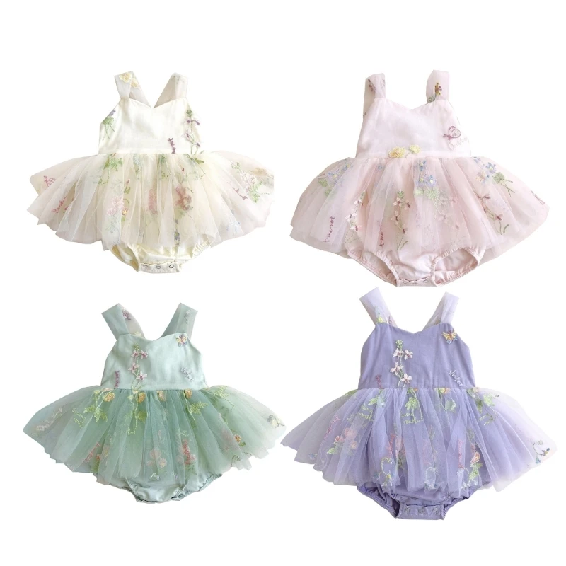 Girls Jumpsuit Tulle Dresses Summer Bodysuit Mesh Dress Baby Princess Dresses DropShipping
Girls Jumpsuit Tulle Dresses Summer Bodysuit Mesh Dress Baby Princess Dresses DropShipping