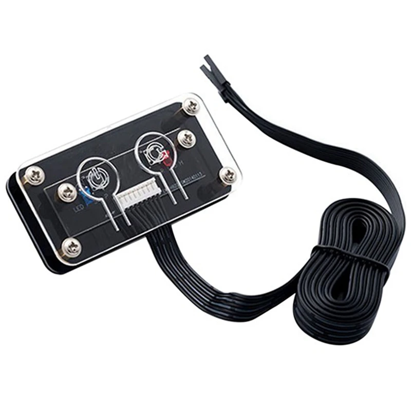 2 Pcs Desktop Computer Switch External Power Switch Power Button+Restart Button PC Case Power Supply Button
2 Pcs Desktop Computer Switch External Power Switch Power Button+Restart Button PC Case Power Supply Button