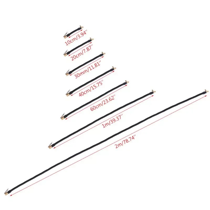 Car Air Rubber Hose Tire Inflator Hose Inflator Press-on Tube Suitable for Standard Fine Thread 0.305" x32TPI Air Compresso
Car Air Rubber Hose Tire Inflator Hose Inflator Press-on Tube Suitable for Standard Fine Thread 0.305" x32TPI Air Compresso