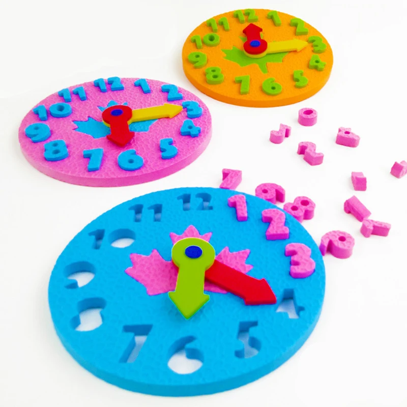 Teaching Kindergarten Manual Diy Eva Clock Early Learning Education Baby Kids Toys Montessori Teaching Aids Math Toys
Teaching Kindergarten Manual Diy Eva Clock Early Learning Education Baby Kids Toys Montessori Teaching Aids Math Toys