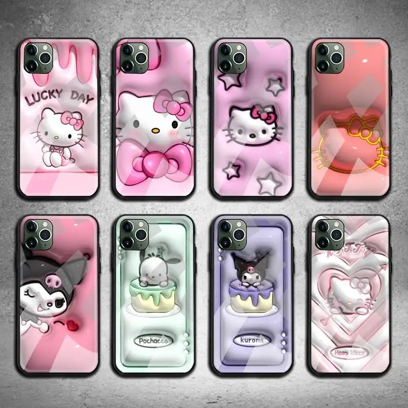 Sanrio Hello Kitty Kuromi Phone Case Tempered Glass For iPhone 14 Plus 13 12 Mini 11 Pro XR XS MAX X SE 2020 Cover
Sanrio Hello Kitty Kuromi Phone Case Tempered Glass For iPhone 14 Plus 13 12 Mini 11 Pro XR XS MAX X SE 2020 Cover