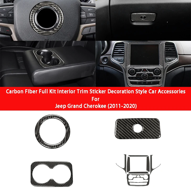 Carbon Fiber Car Water Cup Gear Interior Trim Sticker Decoration Car Accessories For Jeep Grand Cherokee 2011-2020 Car Styling
Carbon Fiber Car Water Cup Gear Interior Trim Sticker Decoration Car Accessories For Jeep Grand Cherokee 2011-2020 Car Styling