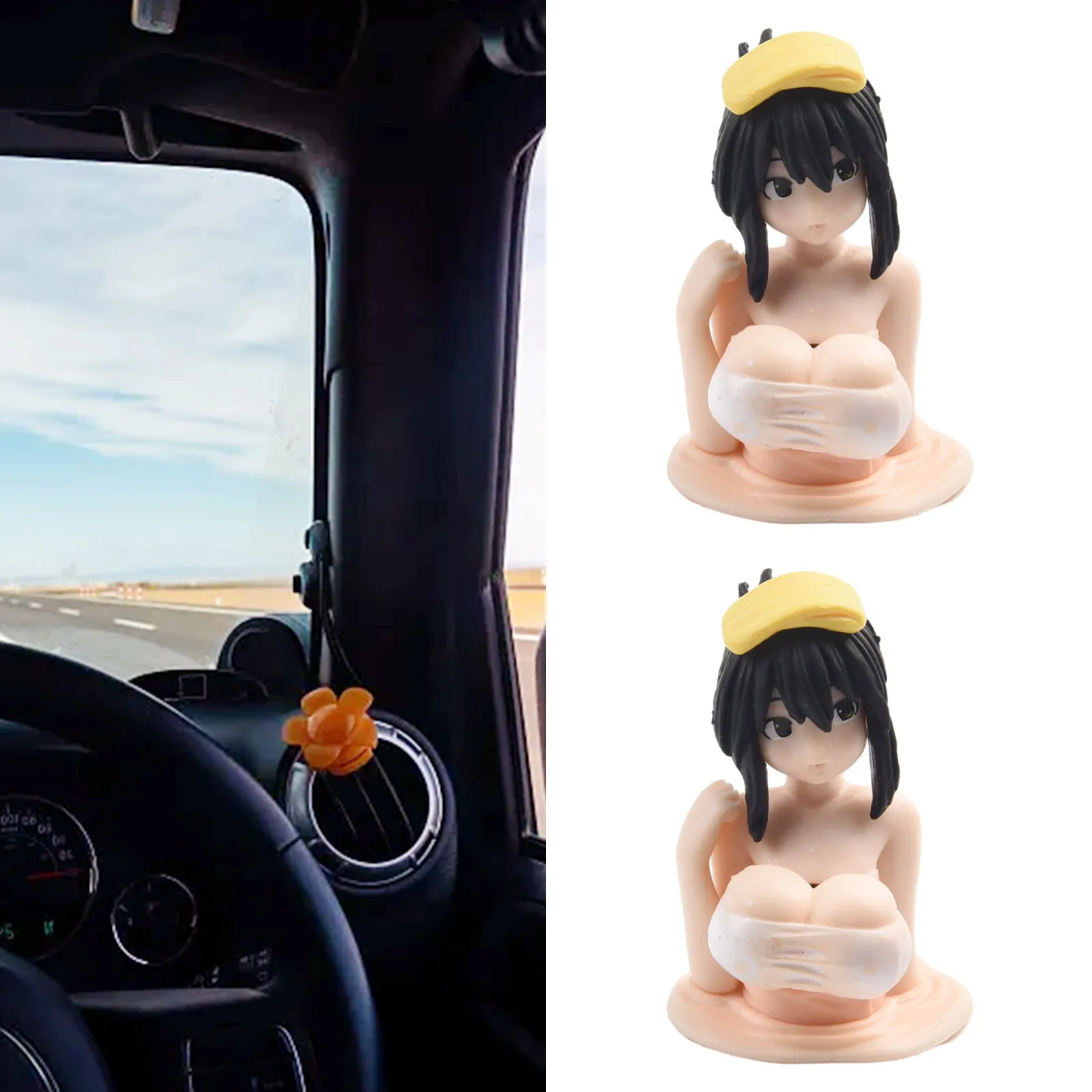 2Pcs- Interior- Car -Dashboard -Decorations Widget Sexy Anime Chest Shaking Ornament Quality Aftermarket Product And New And Hig
2Pcs- Interior- Car -Dashboard -Decorations Widget Sexy Anime Chest Shaking Ornament Quality Aftermarket Product And New And Hig