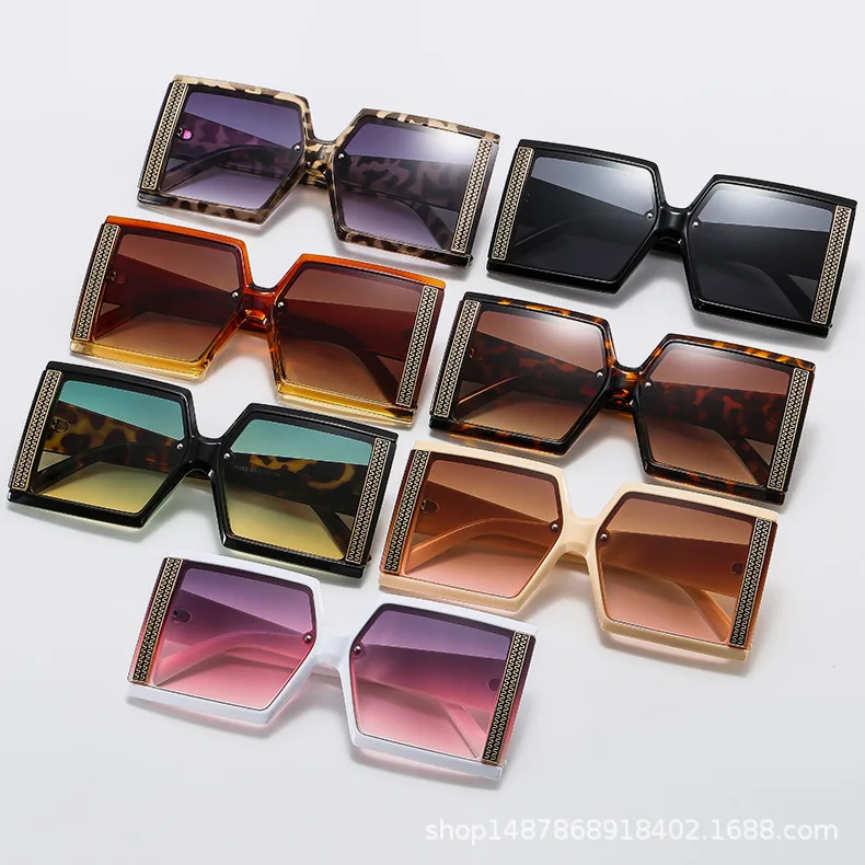 Oversize Luxury Brand Desinger Sunglasses Fashion Vintage Shades for Women Men Rectangle Sun Glasses Wholesale Gafas De Sol
Oversize Luxury Brand Desinger Sunglasses Fashion Vintage Shades for Women Men Rectangle Sun Glasses Wholesale Gafas De Sol