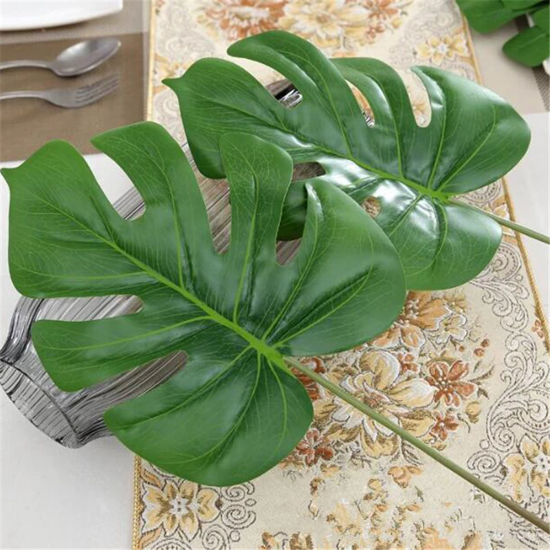 4pcs Large Artificial Fake Monstera Palm Tree Leaves Green Plastic Leaf Wedding DIY Decoration Cheap Flowers Arrangement Plant
4pcs Large Artificial Fake Monstera Palm Tree Leaves Green Plastic Leaf Wedding DIY Decoration Cheap Flowers Arrangement Plant