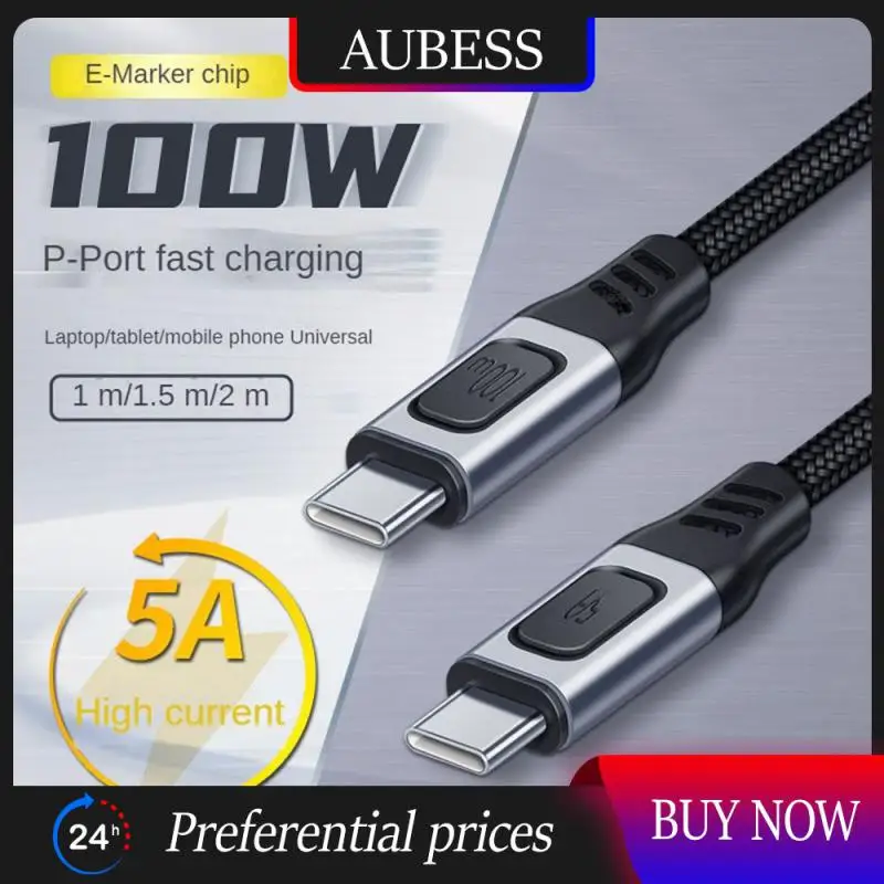 Practical Double C Line Type-c Data Line Quick Charge Data Wire Durable Mobile Accessories Wear Resistant Charging Line 100w
Practical Double C Line Type-c Data Line Quick Charge Data Wire Durable Mobile Accessories Wear Resistant Charging Line 100w