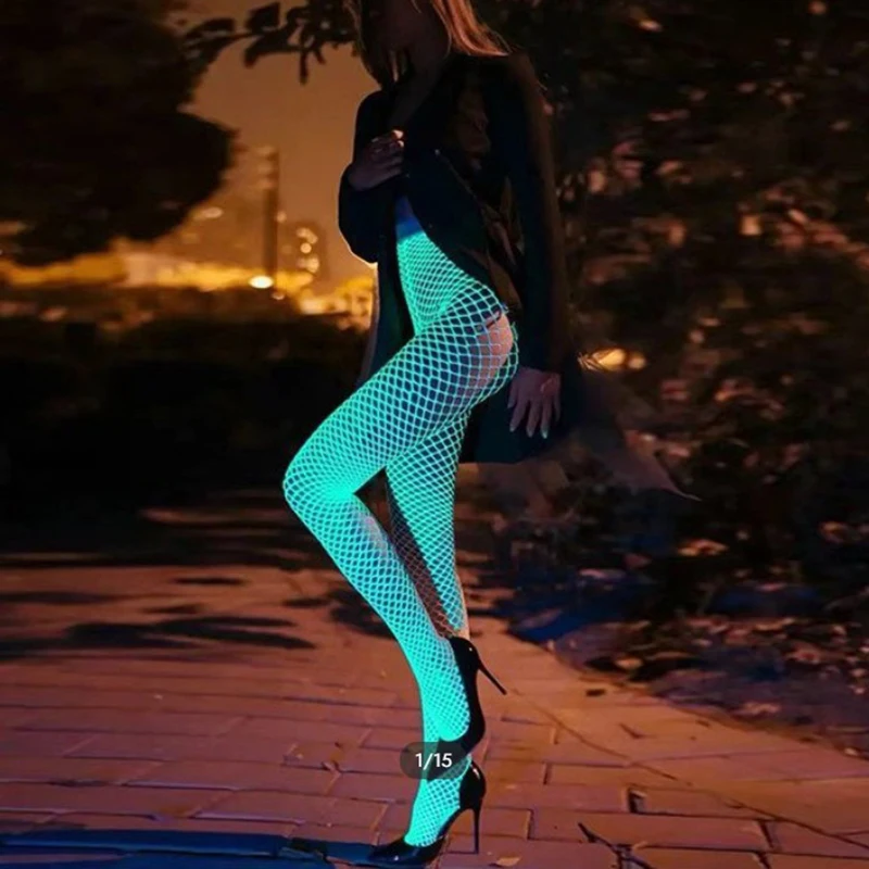 Luminous Fishnet Stockings Mesh Pantyhose Stockings Hollow Shiny Tights Party Fashionable Sexy Women Party Club XIN-Shipping
Luminous Fishnet Stockings Mesh Pantyhose Stockings Hollow Shiny Tights Party Fashionable Sexy Women Party Club XIN-Shipping