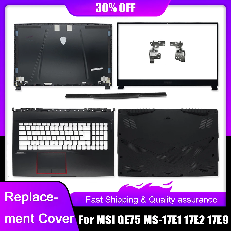Для ноутбука MSI GE75 GE75MVR 8RE 8RF MS-17E1 MS-17E2 MS-17E9 ЖК-дисплей Задняя верхняя крышка
