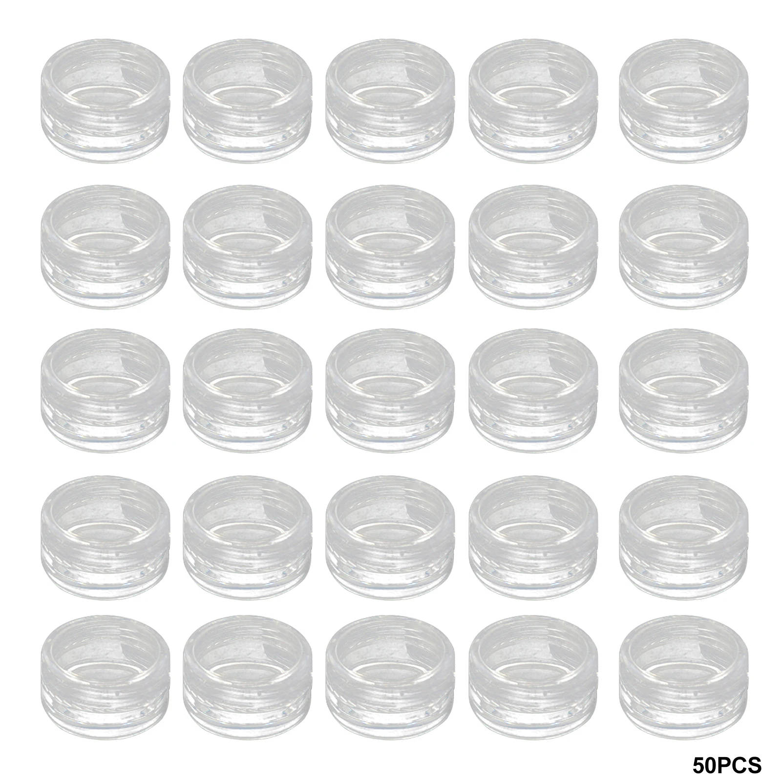 50pcs/pack Jewelry With Lids Cosmetic Jar Bead Refillable Makeup Clear 2.5ml Small Storage Empty Eyeshadow Powder Face Cream
50pcs/pack Jewelry With Lids Cosmetic Jar Bead Refillable Makeup Clear 2.5ml Small Storage Empty Eyeshadow Powder Face Cream