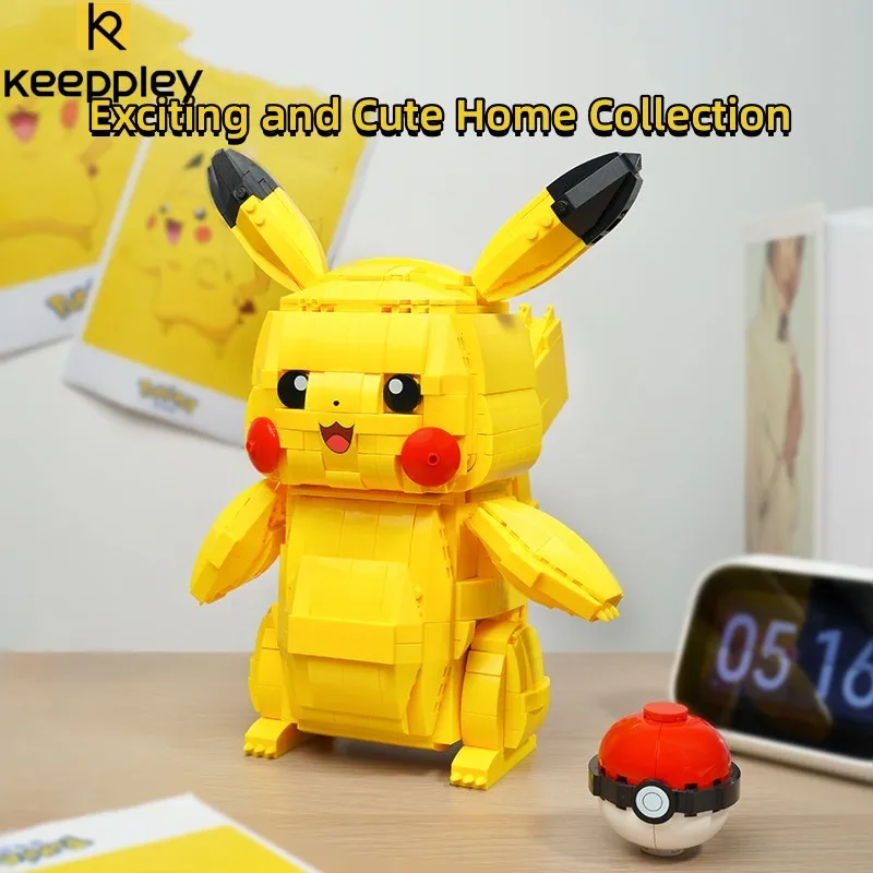Фирменные строительные блоки Keeppley Pokemon Co, большие сборные блоки Пикачу, Милая модель Пикачу, детская игрушка, подарок на день рождения
Фирменные строительные блоки Keeppley Pokemon Co, большие сборные блоки Пикачу, Милая модель Пикачу, детская игрушка, подарок на день рождения