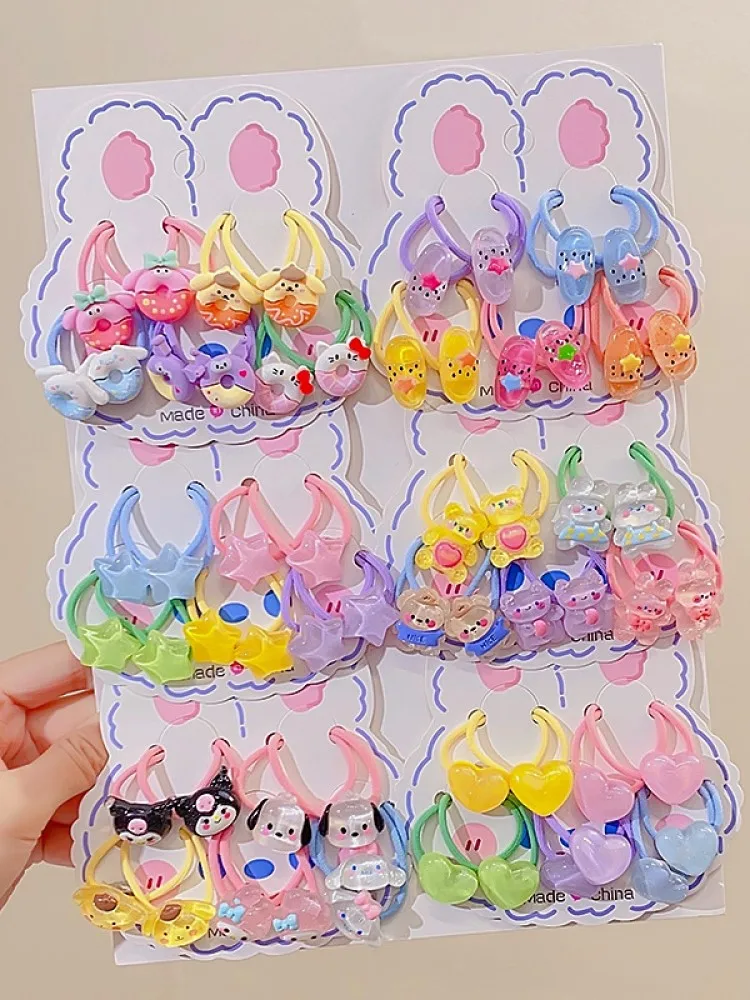 UXSL 10Pcs/Set Girls Cute Cartoon Flower Fruit Elastic Hair Bands Child Ponytail Holder Rubber Bands Kids Hair Accessories Gifts
UXSL 10Pcs/Set Girls Cute Cartoon Flower Fruit Elastic Hair Bands Child Ponytail Holder Rubber Bands Kids Hair Accessories Gifts
