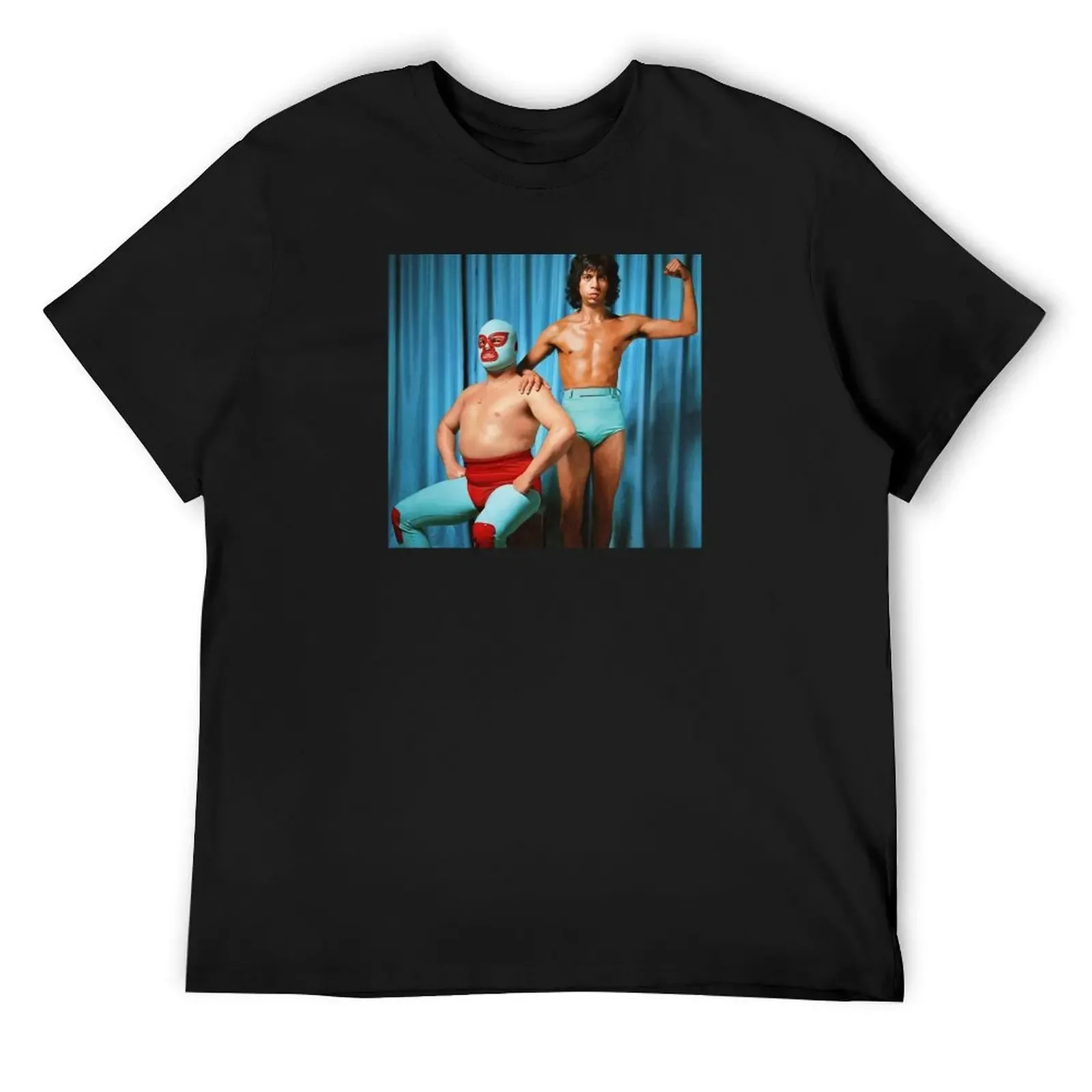 Футболка Nacho Libre Steven Esqueleto Wrestling Tag Team заготовки Louboutins мужская одежда
