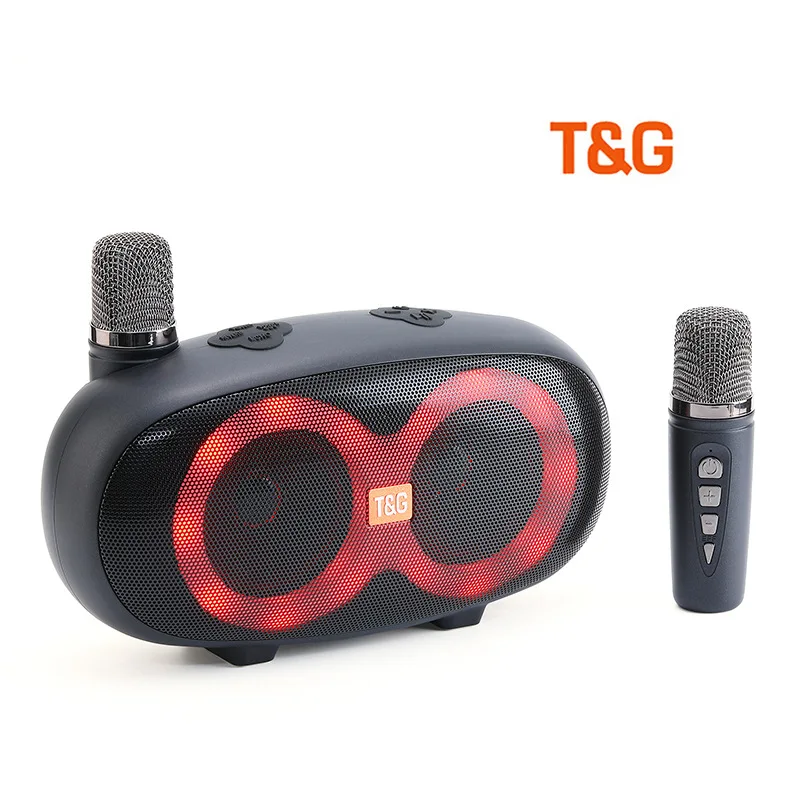 Беспроводная Bluetooth-Колонка TG 542DK для караоке, Портативная колонка, 360 стерео, RGB, внешний сабвуфер с микрофоном, бумбокс
Беспроводная Bluetooth-Колонка TG 542DK для караоке, Портативная колонка, 360 стерео, RGB, внешний сабвуфер с микрофоном, бумбокс