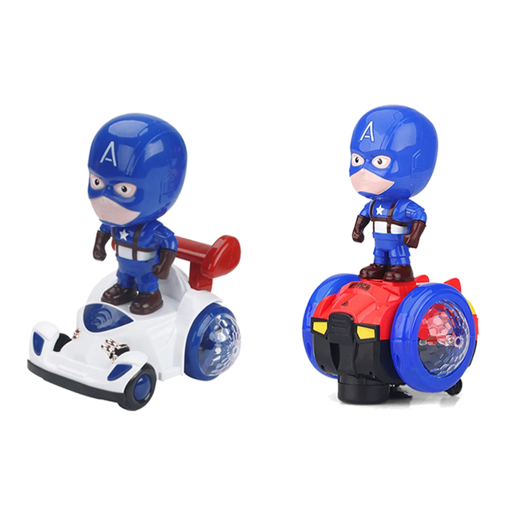Disney Action Figure Captain America Cool Electric Light Music Toys Spider Man Figures Balance Car Kart Toy Kids Birthday Gifts
Disney Action Figure Captain America Cool Electric Light Music Toys Spider Man Figures Balance Car Kart Toy Kids Birthday Gifts
