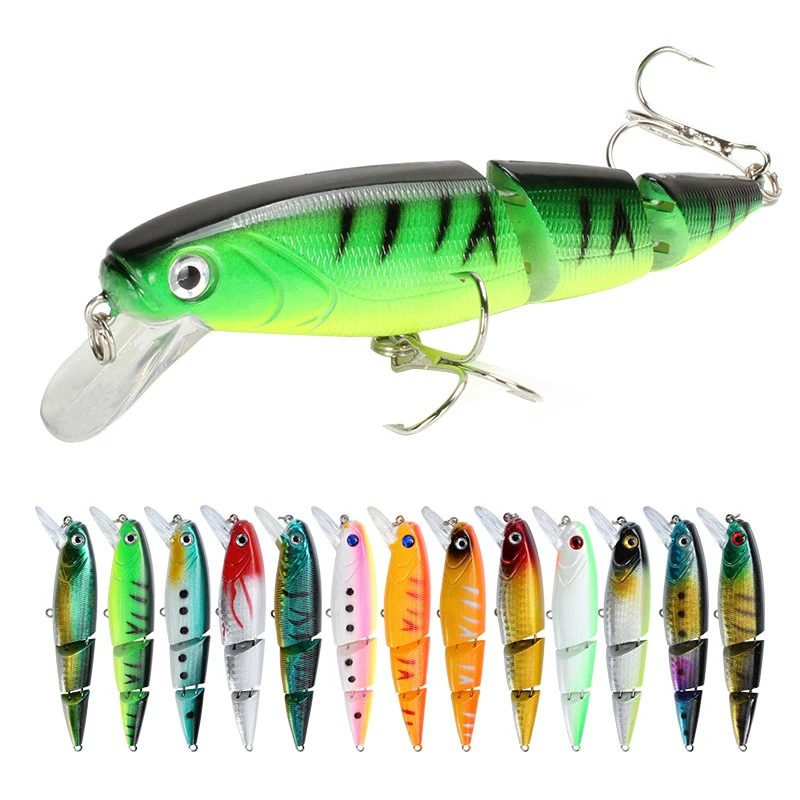 Luya Bait Mino Bait Simulation Pencil Plastic Bait Three Sections Plastic Hard Bait Fake Bait Like Bait
Luya Bait Mino Bait Simulation Pencil Plastic Bait Three Sections Plastic Hard Bait Fake Bait Like Bait