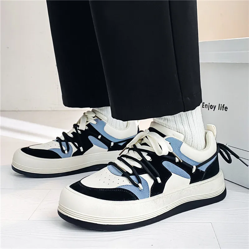 Height Increasing Sneakers Men Platform Skateboard Shoes PU Leather Thick Soles Casual Shoes
Height Increasing Sneakers Men Platform Skateboard Shoes PU Leather Thick Soles Casual Shoes