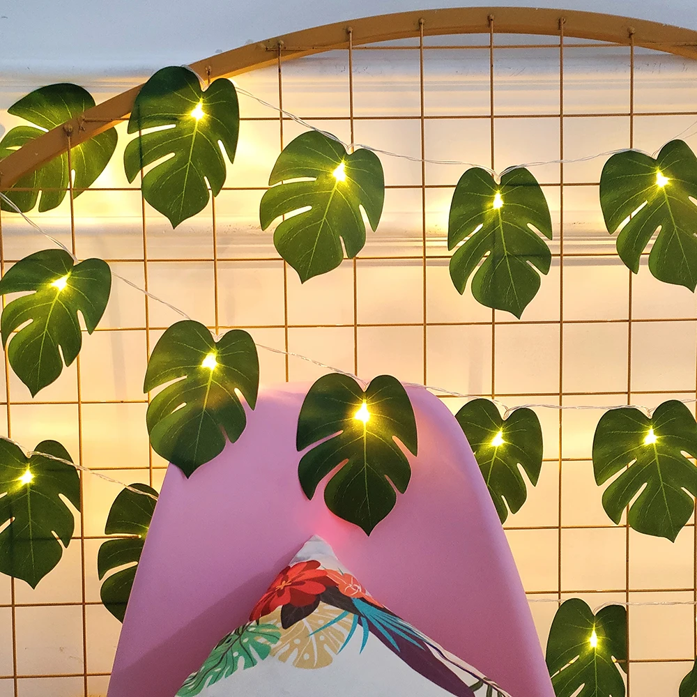 1.5m/3m LED Artificial Turtle Back Leaf Light String Tropical Hawaii Jungle Theme Baby Shower Home Wedding Birthday Party Decor
1.5m/3m LED Artificial Turtle Back Leaf Light String Tropical Hawaii Jungle Theme Baby Shower Home Wedding Birthday Party Decor