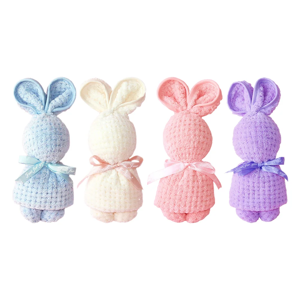 4pcs Towels Bathroom Towel Cartoon Towel Adorable Bunny Towels for Bathroom Home 
4pcs Towels Bathroom Towel Cartoon Towel Adorable Bunny Towels for Bathroom Home