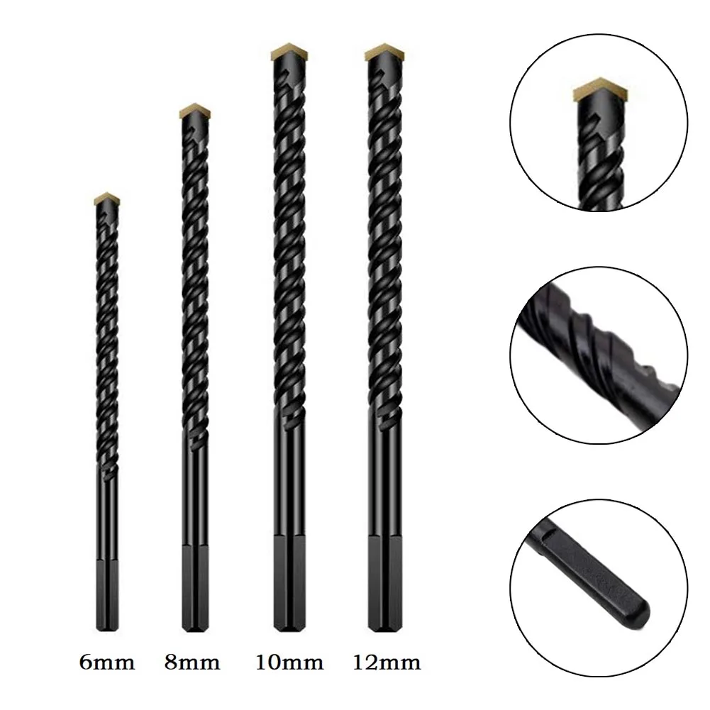 1PC 6/8/10/12mm Construction Drill Bits Multifunction Triangle Drill Bit Ceramic Wall Glass Hole Cutter Lengthen Drill Bit
1PC 6/8/10/12mm Construction Drill Bits Multifunction Triangle Drill Bit Ceramic Wall Glass Hole Cutter Lengthen Drill Bit