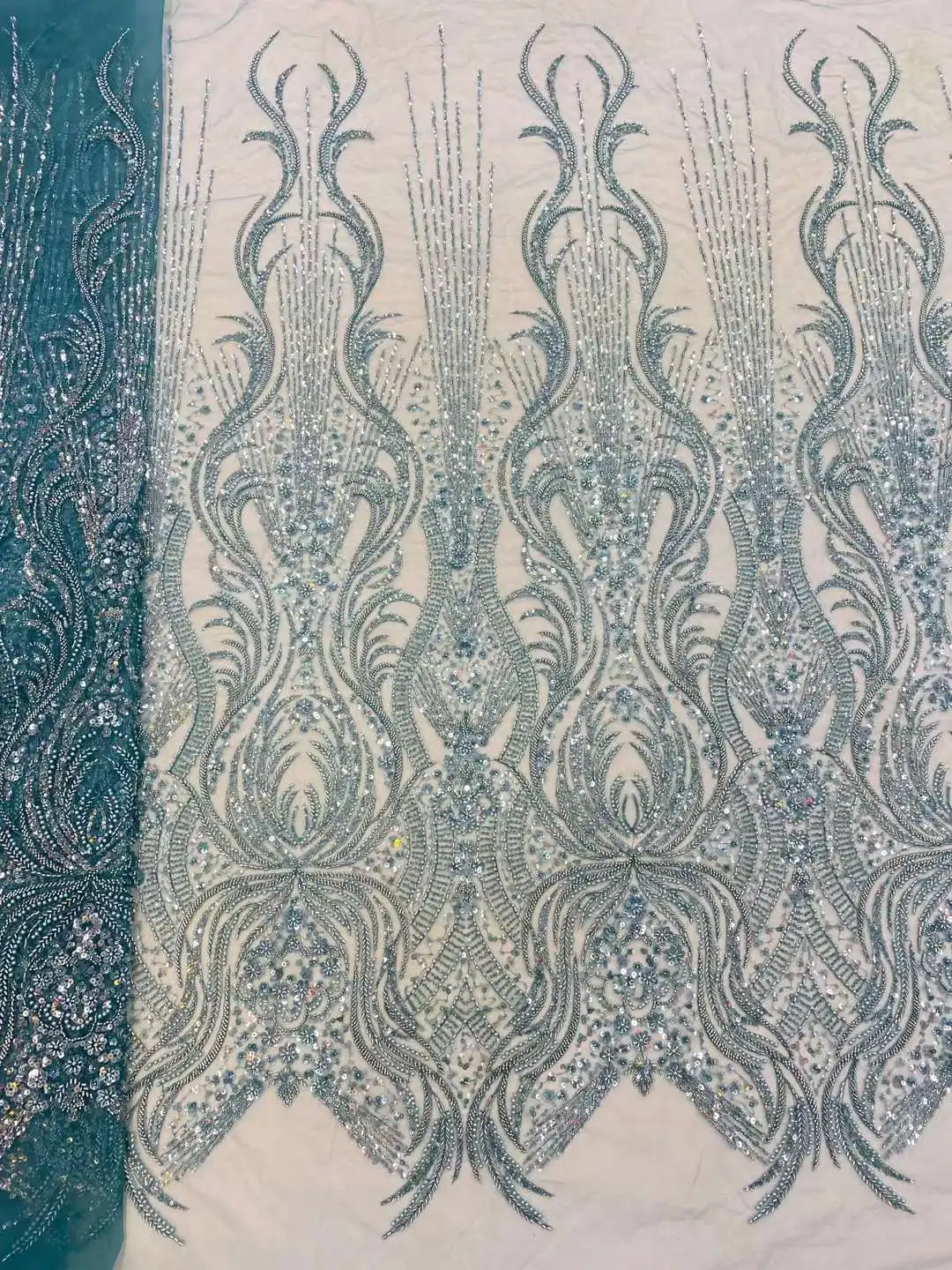 High Quality 2023 Beaded Lace With Pearls Beads Embroider French Tulle net /African Fabric Lace For Party Dresses Weddings
High Quality 2023 Beaded Lace With Pearls Beads Embroider French Tulle net /African Fabric Lace For Party Dresses Weddings
