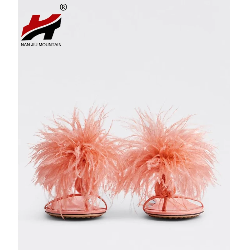 2022 Women Sandals Summer Flat Shoes Feather Solid Color Sandals Simple Buckle Roman Shoes Plus Size 43
2022 Women Sandals Summer Flat Shoes Feather Solid Color Sandals Simple Buckle Roman Shoes Plus Size 43