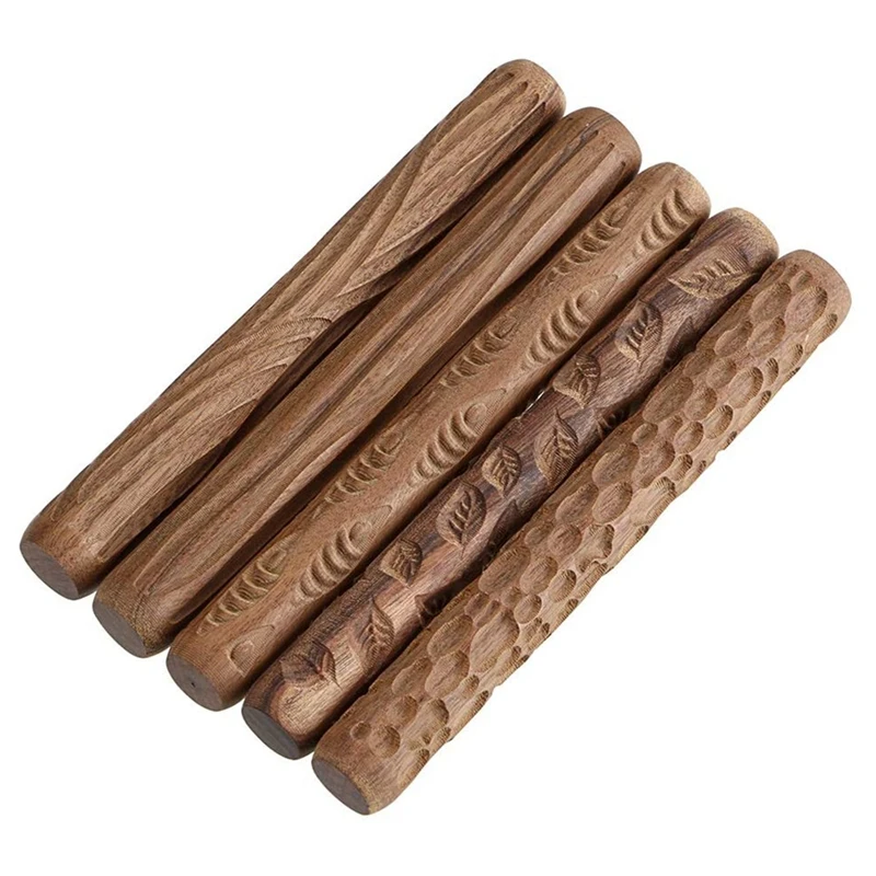 5 Pcs Pottery Tools Wood Hand Rollers,For Clay Stamp Pattern/Roller Pattern,Ceramic Tools,Arcilla Polimerica Dab Tool 2021
5 Pcs Pottery Tools Wood Hand Rollers,For Clay Stamp Pattern/Roller Pattern,Ceramic Tools,Arcilla Polimerica Dab Tool 2021
