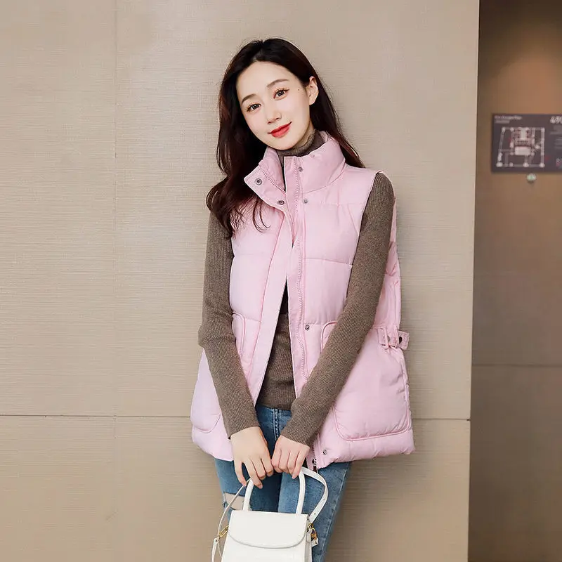2022 Autumn Winter Cotton Down Waterproof Vest Female Winter New European Waistcoat Vest T Padded Down Jacket Female B25
2022 Autumn Winter Cotton Down Waterproof Vest Female Winter New European Waistcoat Vest T Padded Down Jacket Female B25